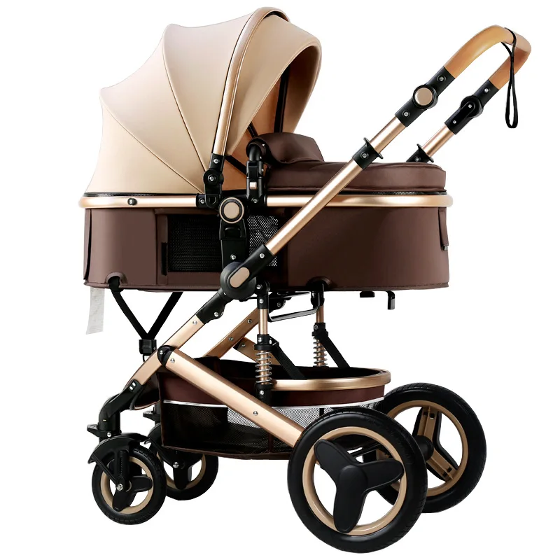 

Hot Sale kids stroller baby 4 in 1 Luxury Wholesale High Landscape Travel Lightweight Portable Foldable Pushchair Baby