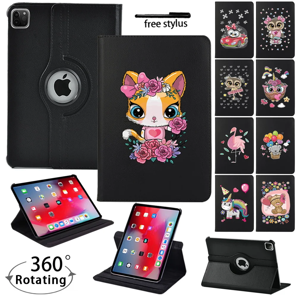 

360Rotating Case for Ipad Air 3rd Gen 10.5"/air 4th/5th Gen 10.9" Tablet Cover for Apple Ipad Air 1/2 9.7" with Wake-up Function