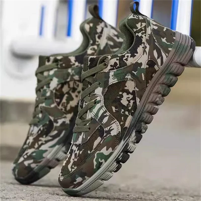 new Summer Trainers Sneakers Lace Up Camouflage Training ultrafine camouflage mesh breathable training shoes