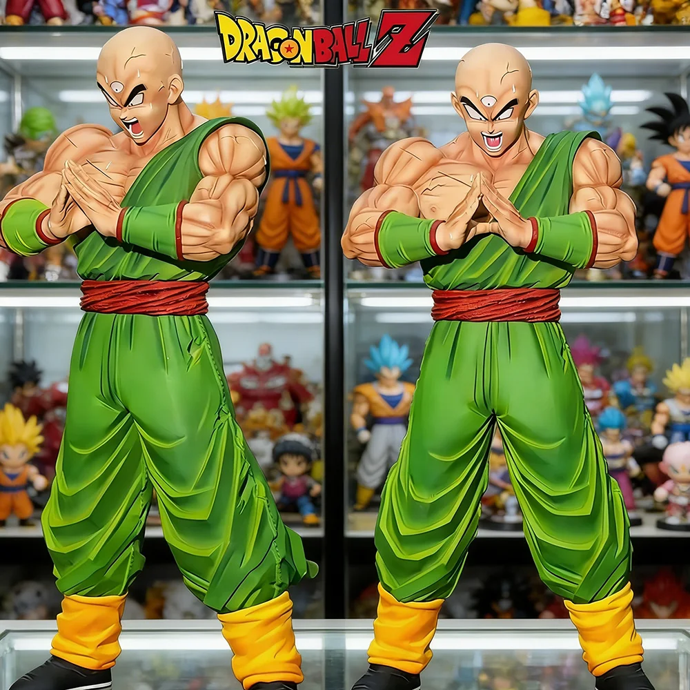 

Фигурка аниме-персонажа Тиен Шинхана из Dragon Ball, 30 см/11,81 дюйма, статуэтка из ПВХ, настольное украшение, коллекционная модель, игрушка, подарок