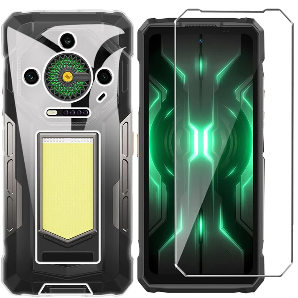 2 in 1 Case +Tempered Glass On Ulefone Armor 33 Pro  Screen Protector Glass for Ulefone Armor 33 2.5D Glass