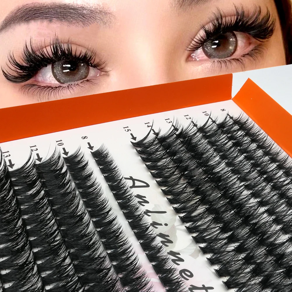 60D/80D Mink Eyelashes 60/240 Bundles Natural Eyelash extension 3D Russia Volume Individual Eyelash Cluster Makeup Tools Lashes