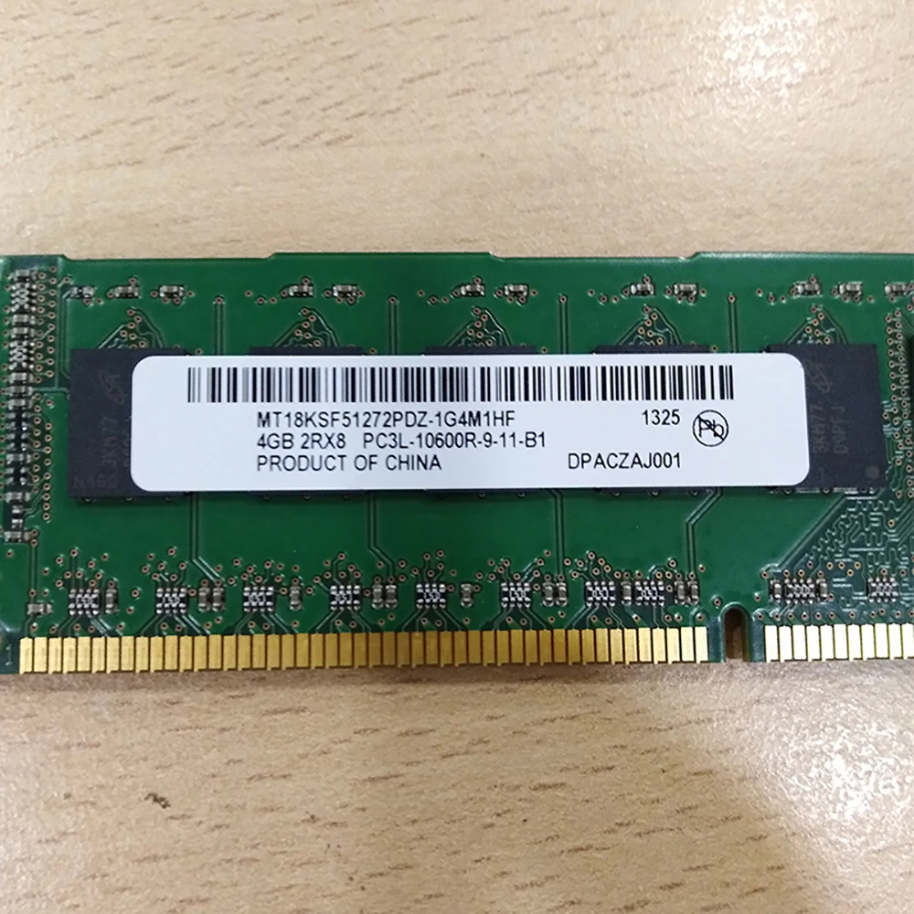 1PCS For IBM RAM X3200 X3250 M3 3850 X5/4 X3950 X5 4GB 2RX8 DDR3 1333 REG Server Memory High Quality  49Y1407 49Y1425 47J0146