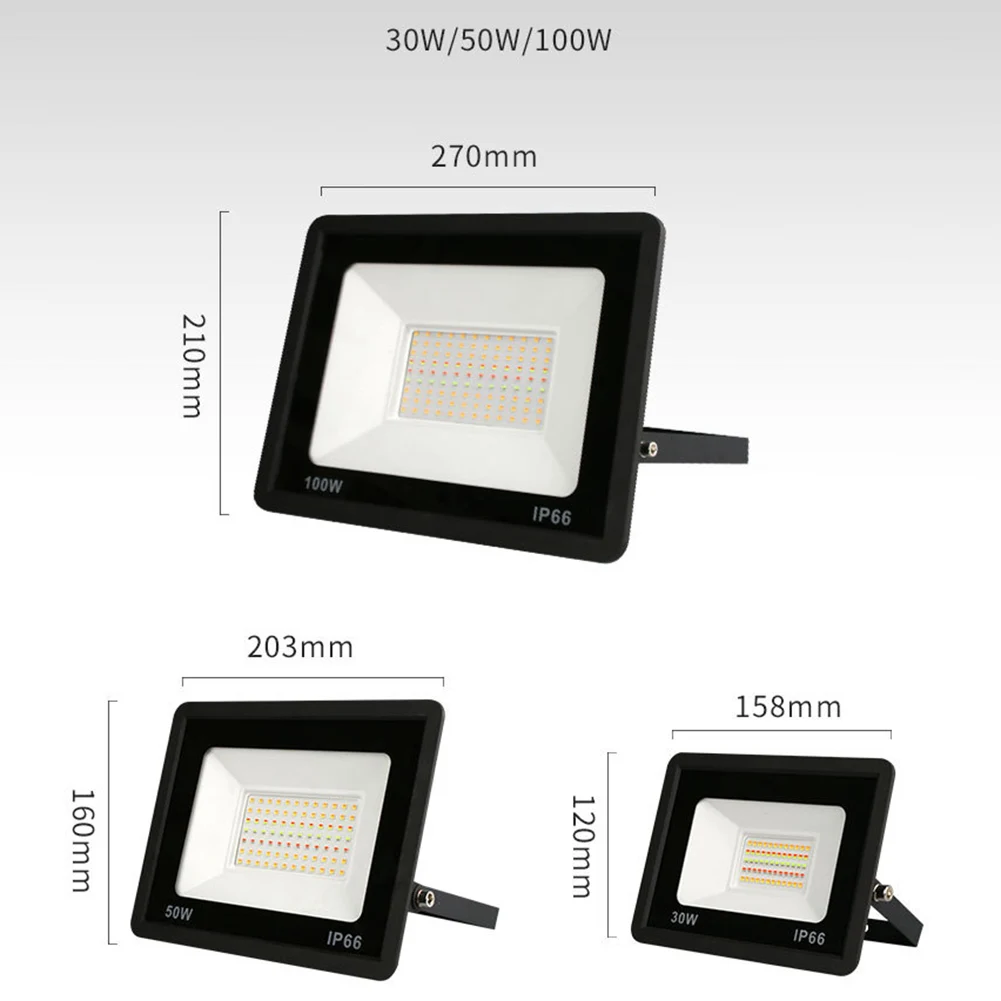 Outdoor Led Flood Light 12 Colors 4 Modes Color Changing RGB Lights With Remote Timing Landscape Lights IP65 Waterproof US