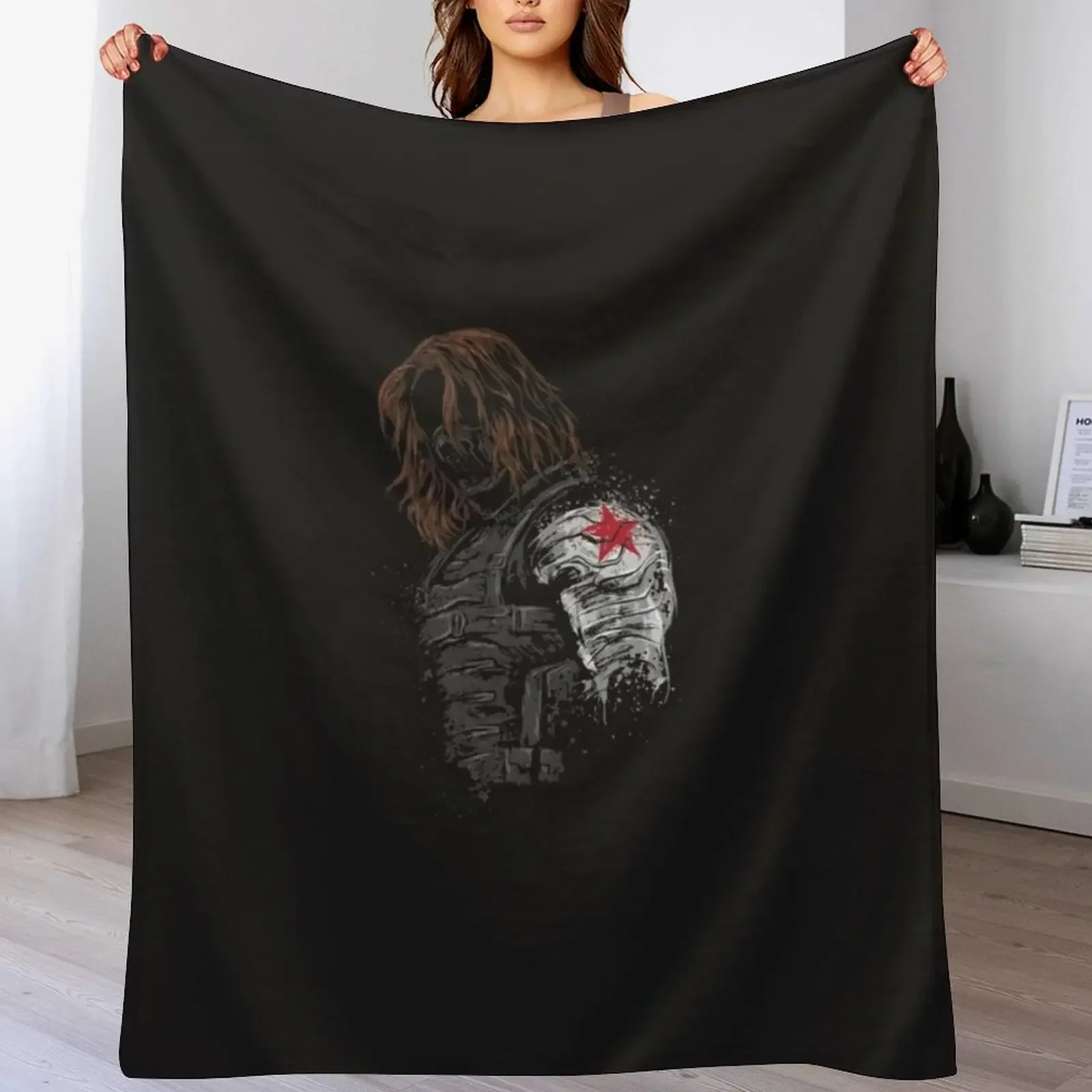 

buckyFalcon and the Winter Soldier Essential T-Shirt Throw Blanket wednesday Sofa Blankets
