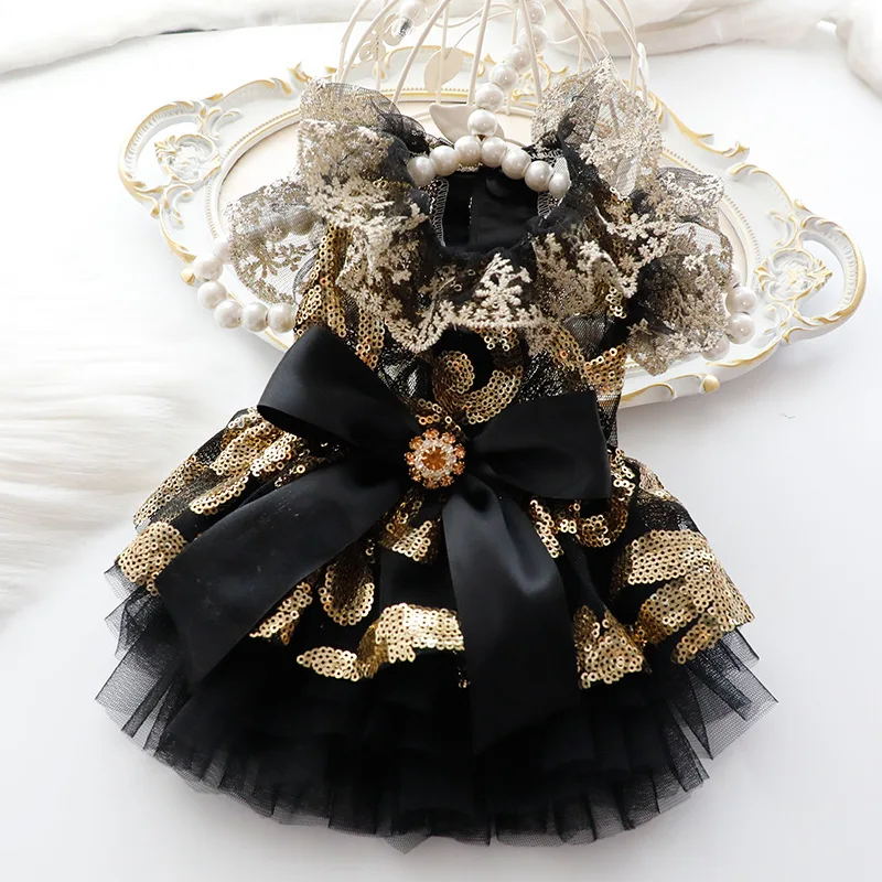 Vestido princesa para gatos y perros pequeños – estilo boda y chaleco - imagen 5