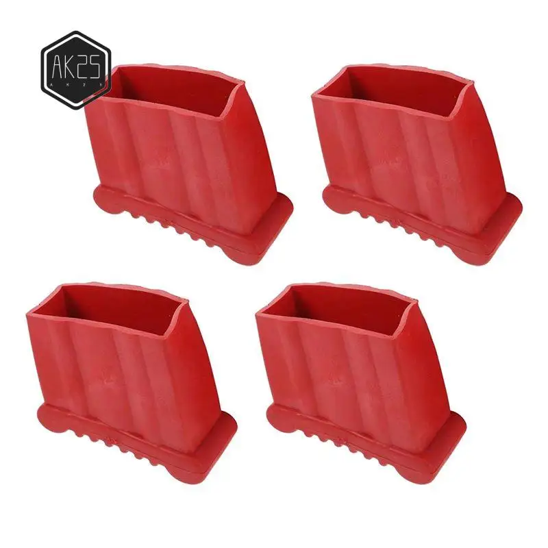 

AK25-4Pcs Нескользящий складной коврик для ножек лестницы, резиновые подушечки для ног и чехлы для лестницы, противоскользящая подушка для ног лестницы, бампер