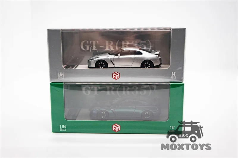 Focal Horizon FH 1:64 Skyline GT-R R35 Magic Purple/Silver Diecast Model Car