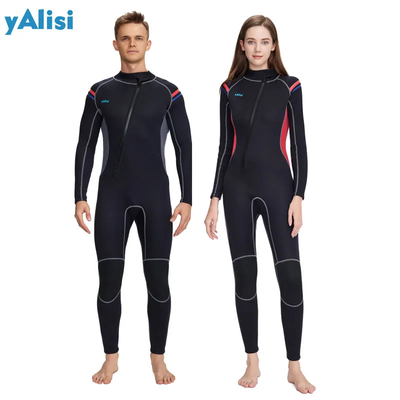 

3mm Neoprene Men Wetsuit Surfing Scuba Diving Snorkeling Swimming Body Suit Wet Suit Surf Kitesurf Clothes Equipment