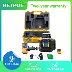 Heipoe 206G Automatic rotating levelling 30mw Green Beam Self-leveling Rotary Laser Level with LCD