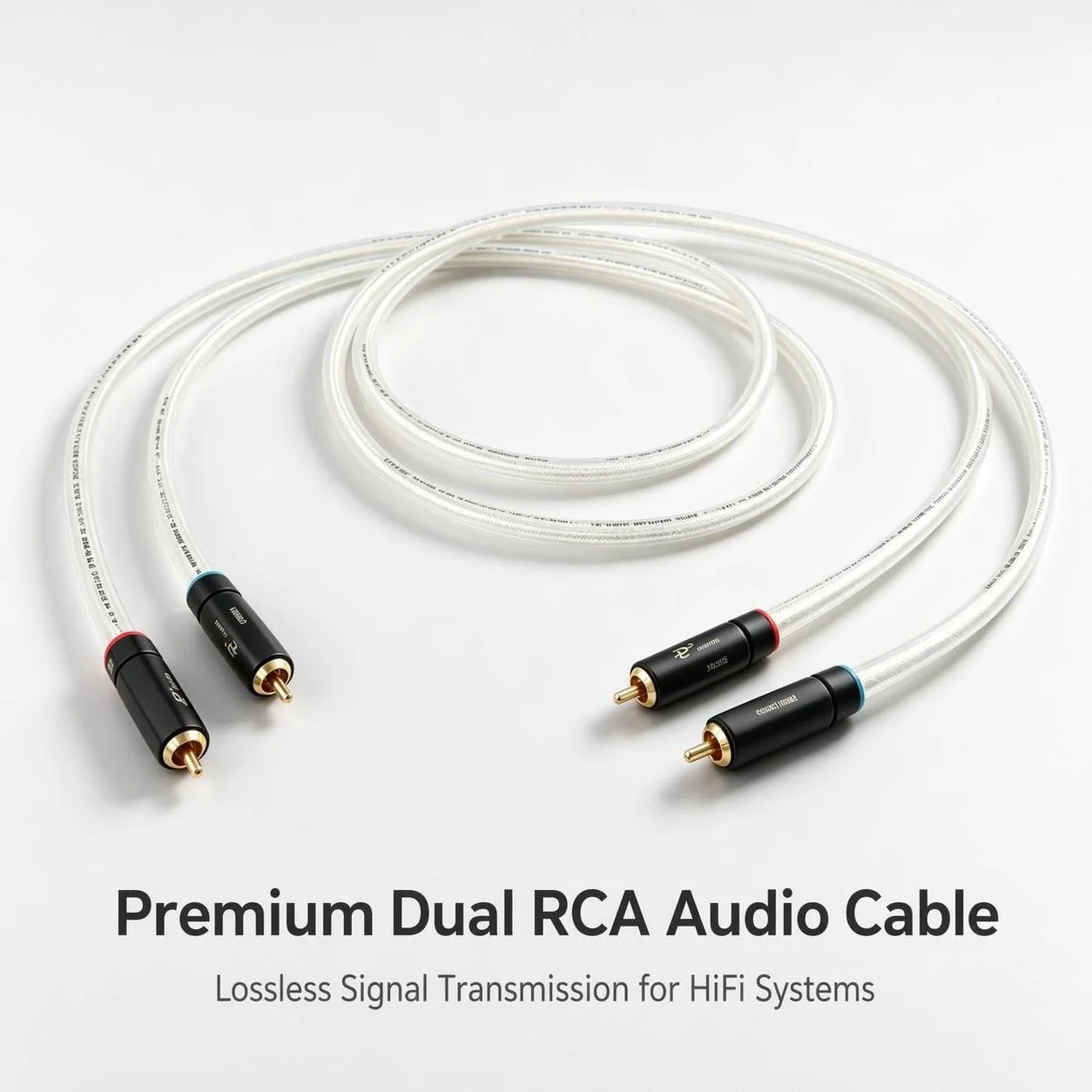 Pair  Silver Plated Digital Audio Cable HIFI Digital Coaxical Cable 75Ohm digital Cable DAC Decoder Audio