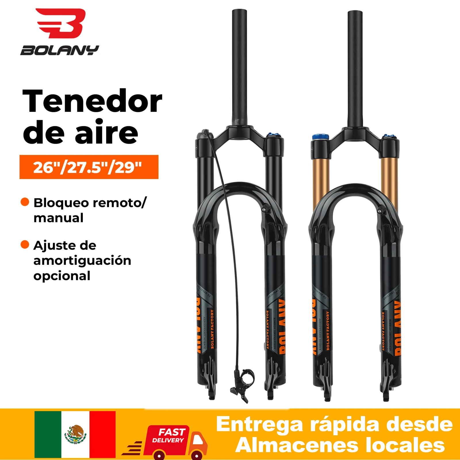 BOLANY 120mm Air Fork for 29 MTB Bikes