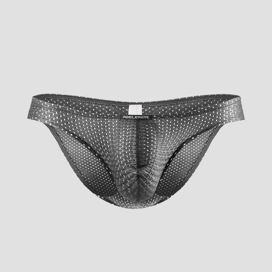 سراويل داخلية شفافة من الحرير الجليدي الضيق للرجال، سراويل داخلية مثلثة، سراويل ضيقة مثيرة للشباب، سراويل قصيرة رفيعة قابلة للتنفس #3