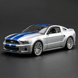 1:24 Ford Mustang GT Street Racer 2014 Muscle Car lega auto diecast e veicoli giocattolo modello di auto giocattoli per auto regali