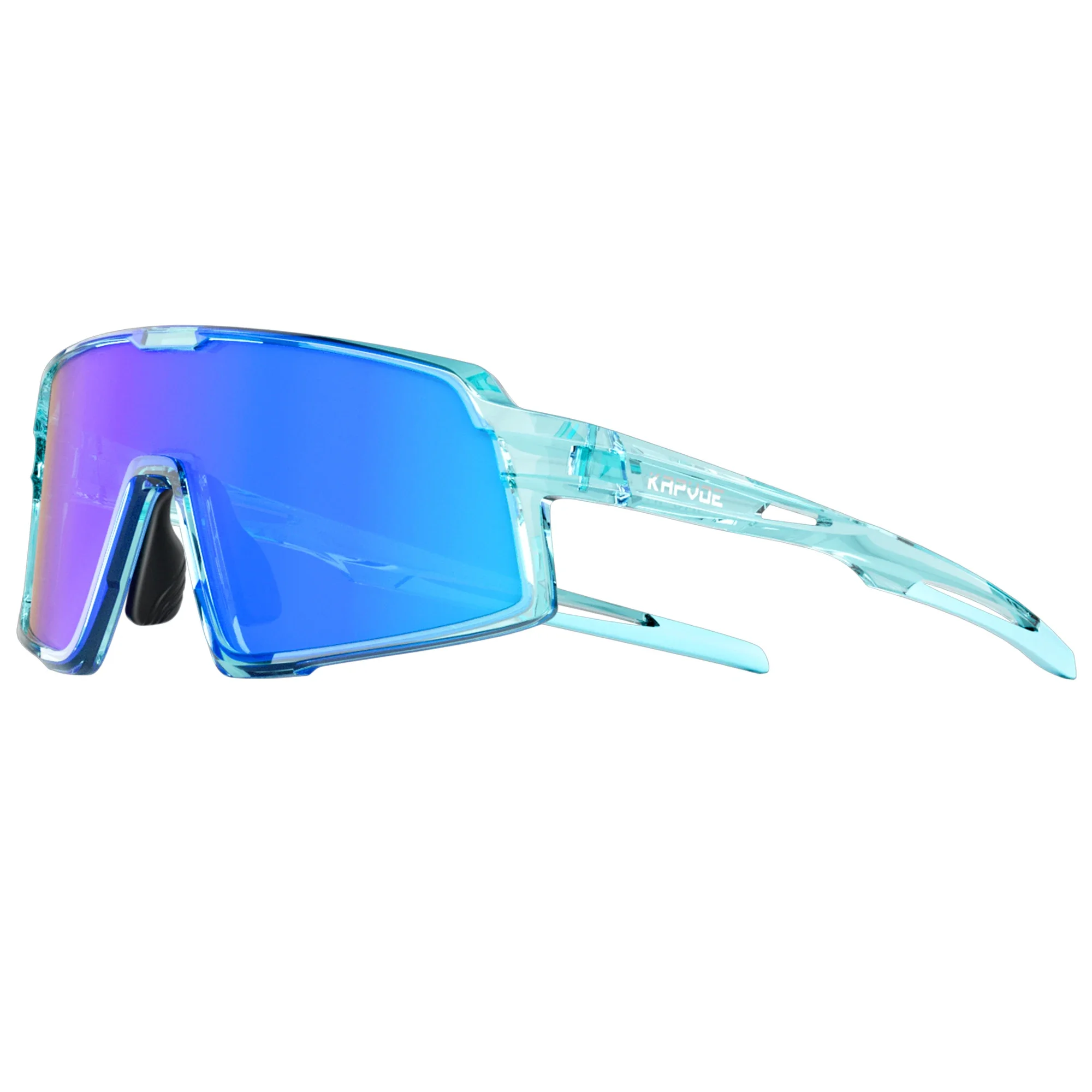 Kapvoe Children Polarized Cycling Glasses Kid Youth MTB Glasses Sports Running Red Blue Sunglasses UV400 Lightweight Goggles