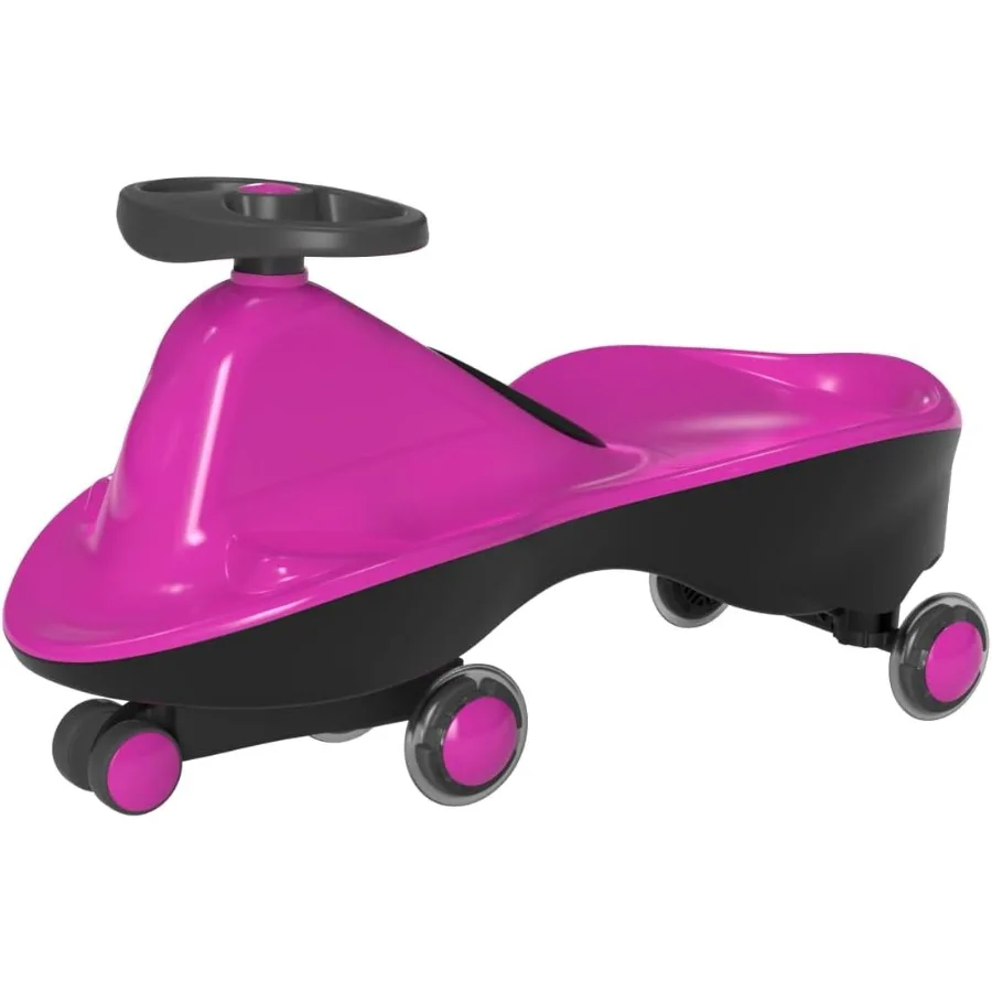 Coleção esportiva carro de balanço com roda LED totalmente montado, brinquedo sem baterias, apenas torcer Wiggle e vá melhor Ride-on T