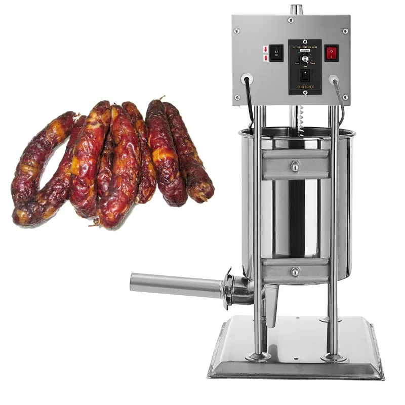 

15L Electric Automatic Meat Filling Stuffer Twisting Pneumatic Quantitative Sausage Stuffer Sausage Stuffing Machine