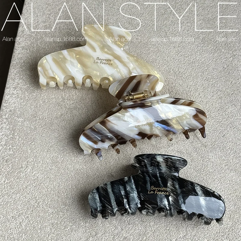 خلات مشبك شعر كليب 11 سنتيمتر طويل كبير سرطانات الشعر للشعر الطويل إكسسوارات الشعر الأنيقة أغطية الرأس النساء الموضة الفرنسية