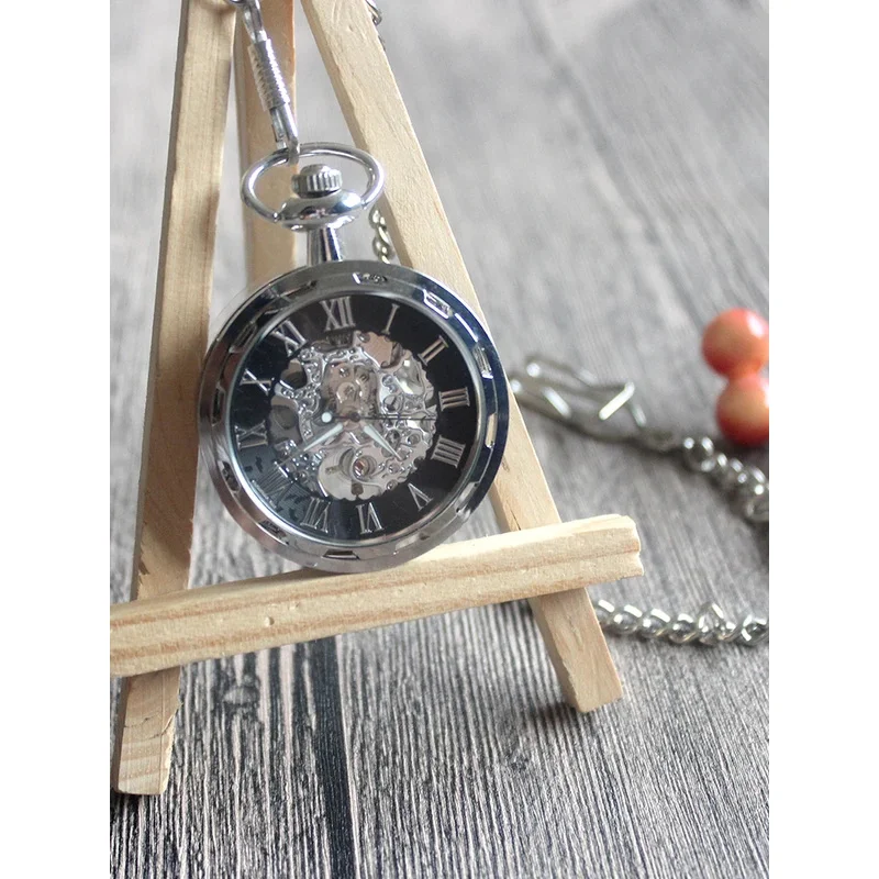 DY20Anime TouHou Project Izayoi Sakuya الرجال النساء طالب اليابانية ساعة ميكانيكية طالب خمر ساعة جيب هدايا عيد الميلاد25