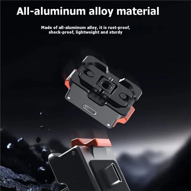 A99E-Multifunction Quick Release Magnetic Charging Base For DJI Pocket 4 With 1/4