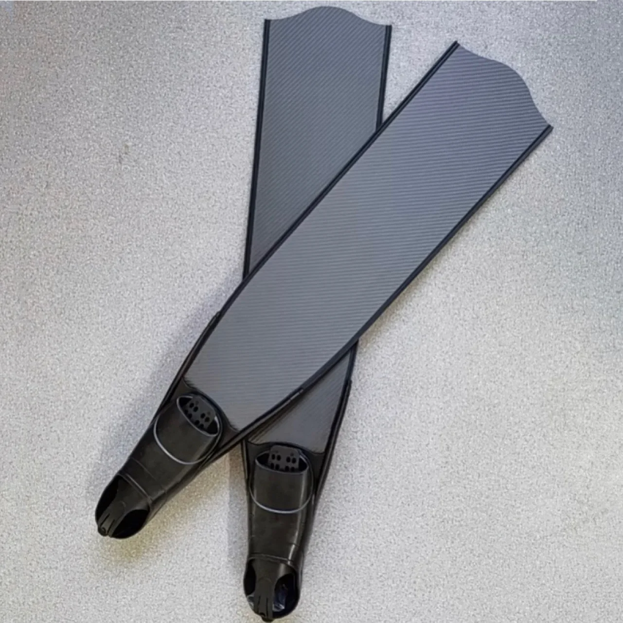 carbon Fiber Long blade spearfishing snorkeling lifesaving training Diving Fins Flippers swimming Freediving Fins