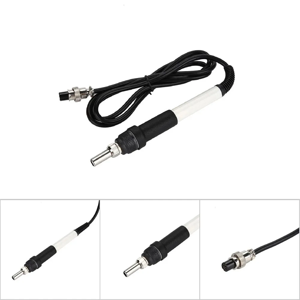 T12 Soldering Station Handle With T12-K Tip Fast Heating Ergonomic Grip Metal & ABS Replacement Welding Handle For Electronic
