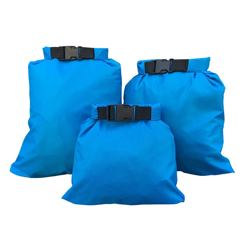 3Pcs Waterproof Dry Bag Set Multi-function Floating Storage Pouch Outdoor Rafting Hiking Camping Water Proof Organizer Bags
