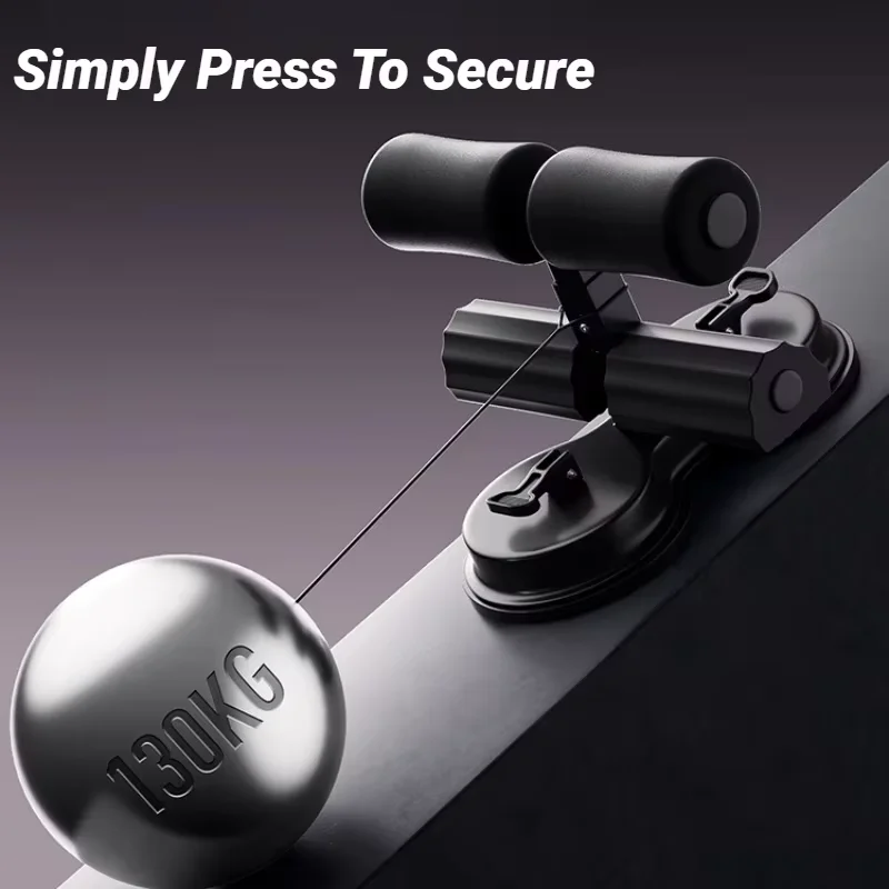 معدات الجلوس مع كوب شفط لدعم الكاحل لتمارين اللوح في الأماكن المغلقة، قوة أساسية للياقة البدنية، تمرين مريح قابل للتعديل