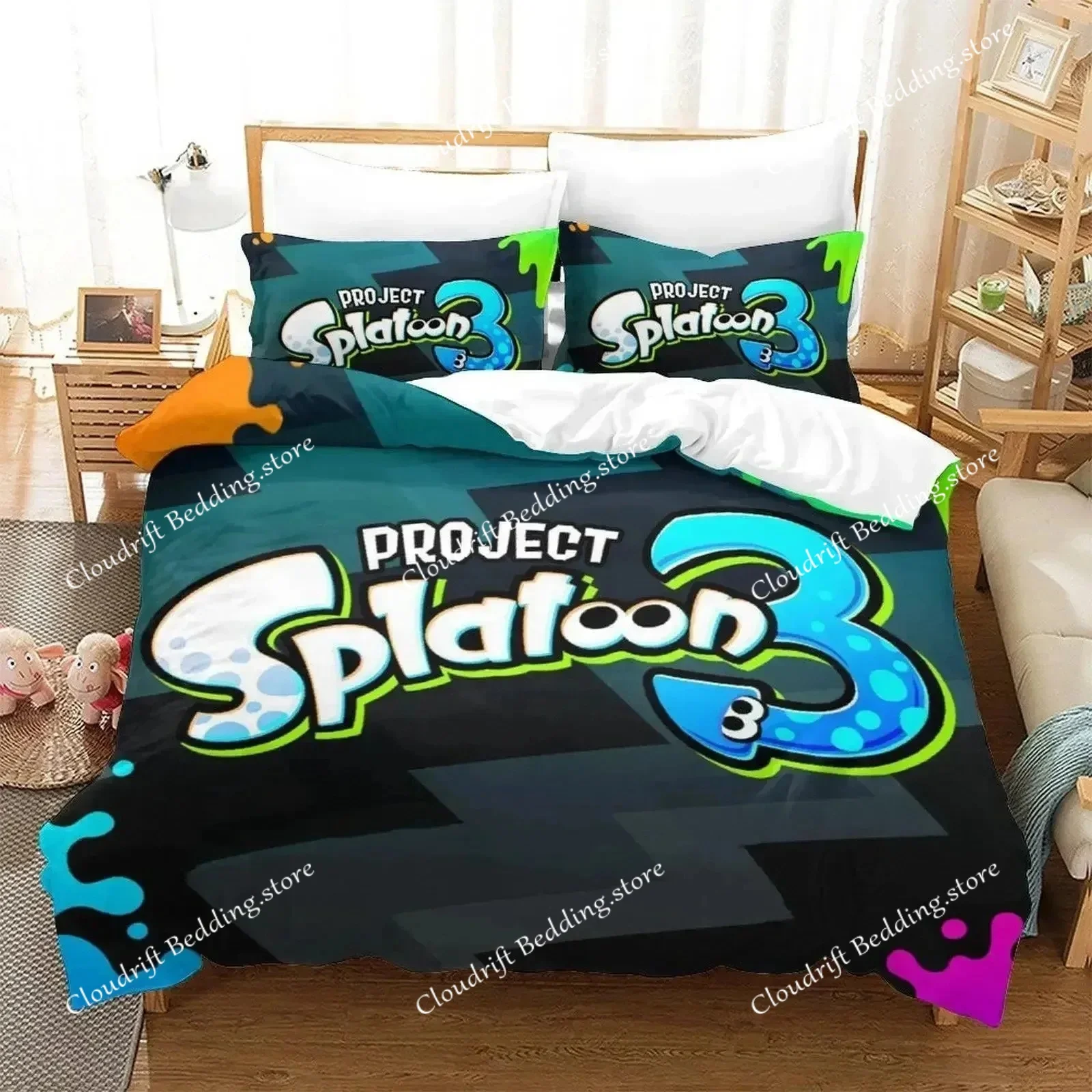 3d-print-anime-splatoon-3-bedding-set-single-twin-full-queen-king-size-bed-set-aldult-kid-bedroom-duvet-cover-sets