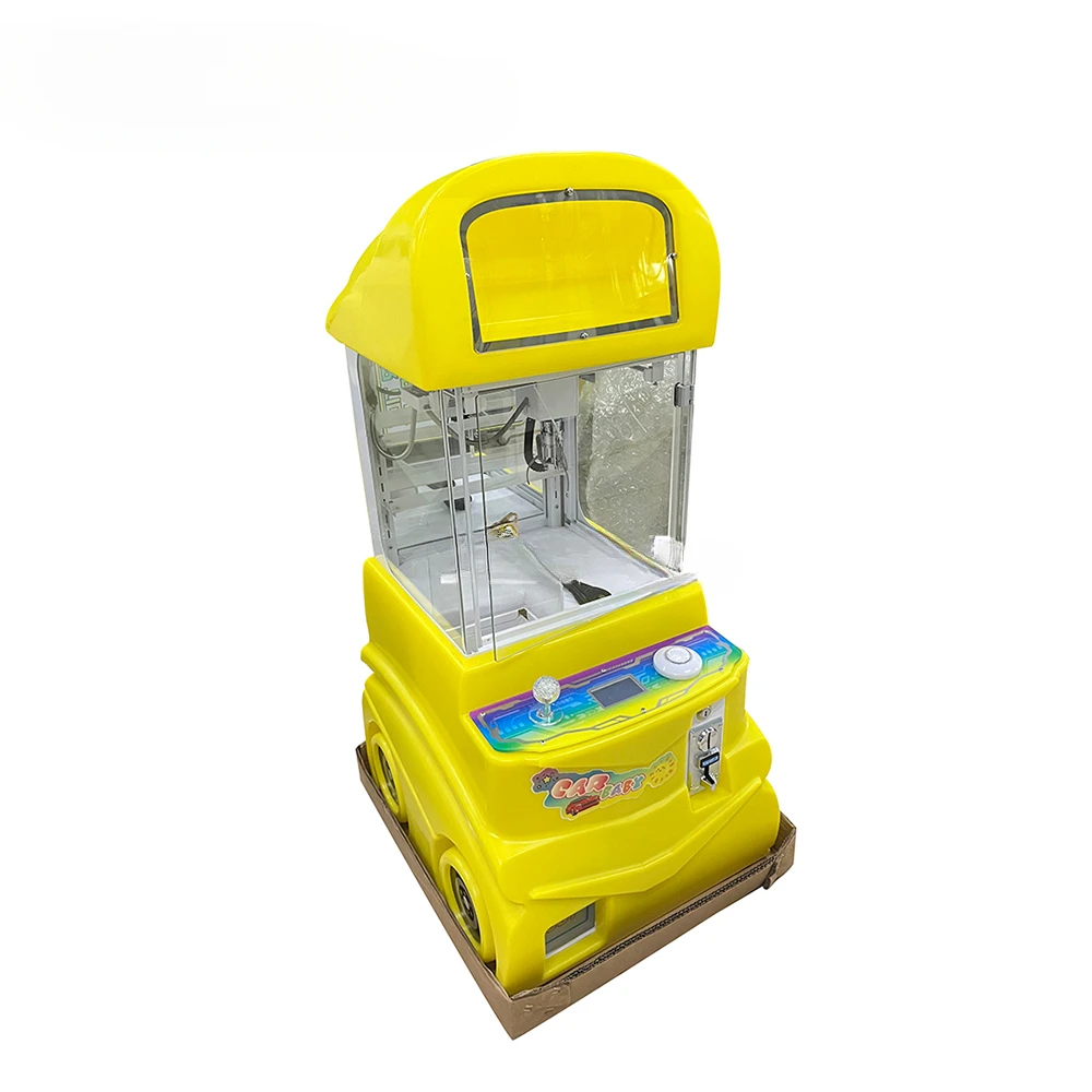 Coin-operated Mini Car and Plush Toy Claw Machine Color Prize Vending Machine