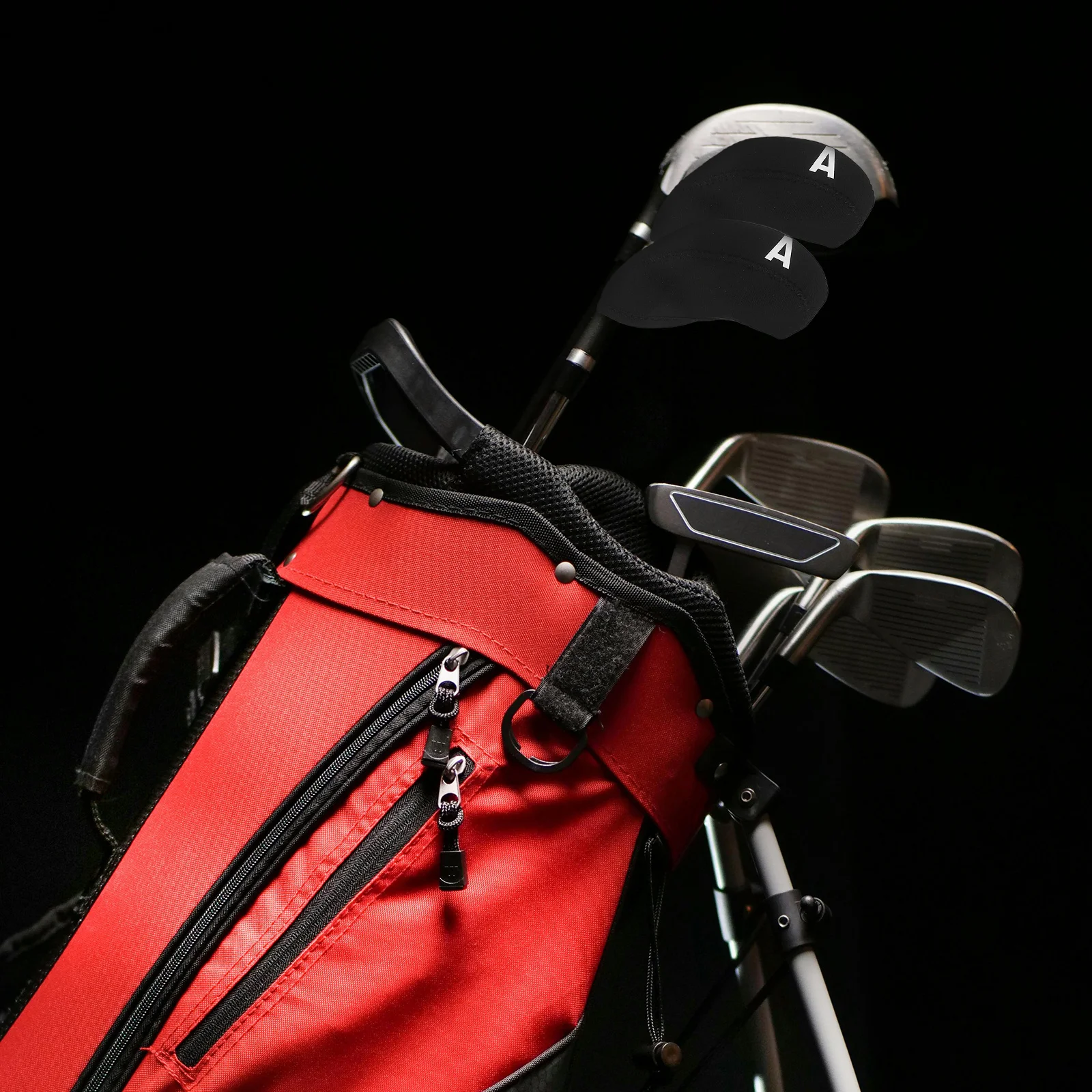 11 قطعة أغطية رأس الجولف النيوبرين حماية النادي المحمولة مضرب سائق رمح حامل يغطي غطاء الغولف نادي