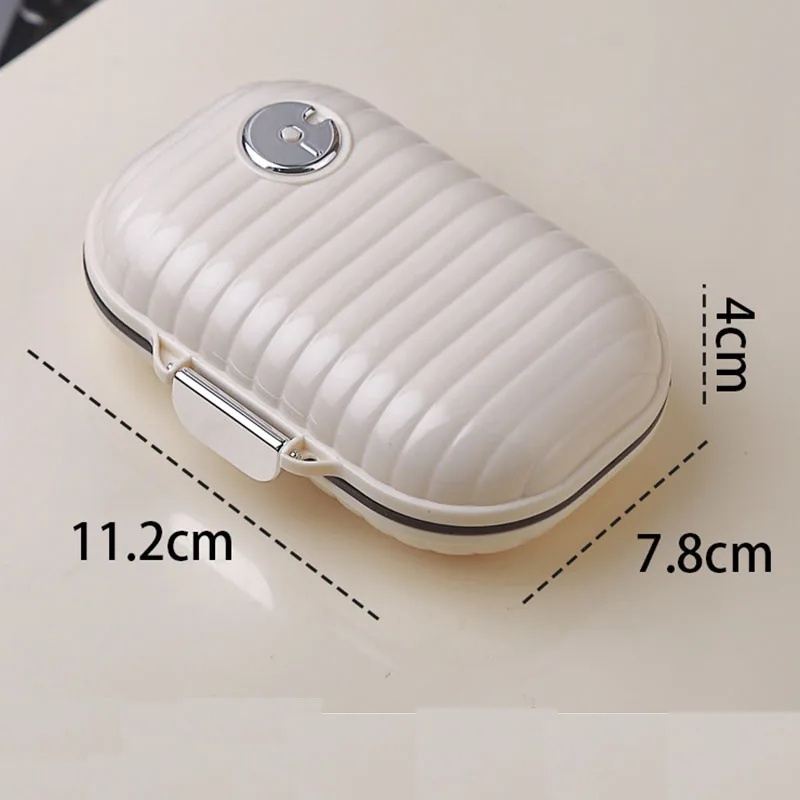 Waterproof 7 Days Pills Storage Box Organizer Medicine Small Mini Pillboxes Plastic Cutter Weekly Portable Drug Large