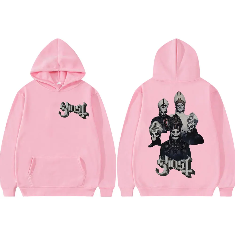 Rock Band Ghost Merch Hoodie Men Women Clothing Gothic Fashion Sweatshirts Oversized High Quality Fleece Pullovers Streetwear