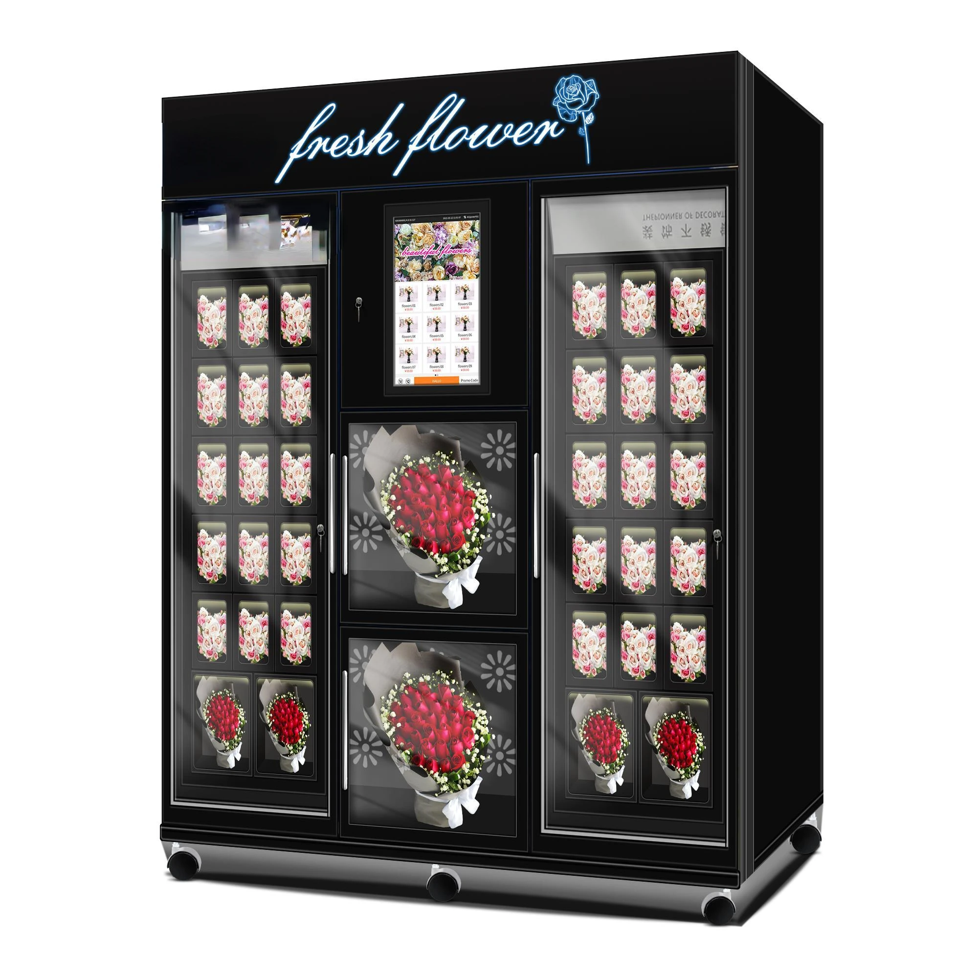 Keep Flower Fresh Vending Machine Long Time Preserve Flower Vending Machine With Big Size Locker Space