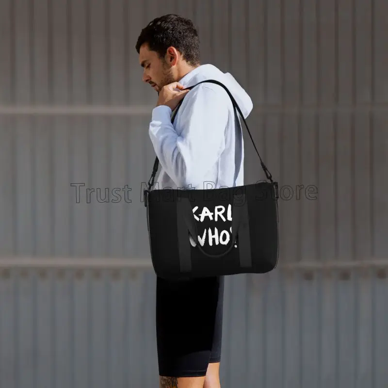 Karl Who Bolsa de viagem dobrável, leve, à prova d'água, para fim de semana, bolsa noturna com alça de ombro, esportes, academia, bolsa de viagem