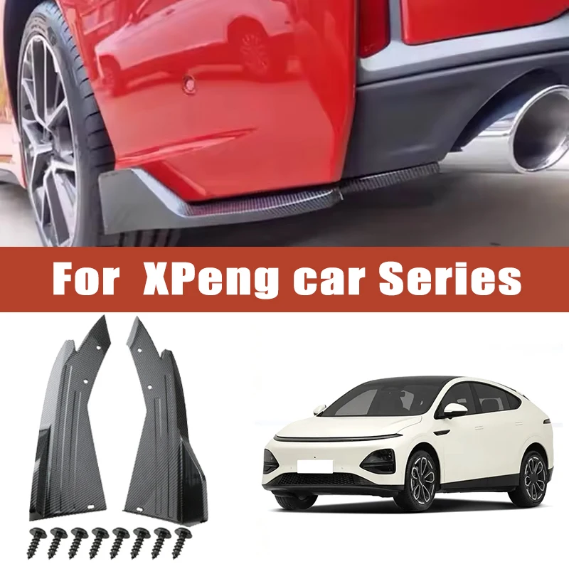 

Car Bumper Spoiler Rear Lip Angle Splitter Diffuser Winglet Anti-crash Modified Car Body For XPeng P5 P7 P7+ G3 G6 G9 X9 MONA