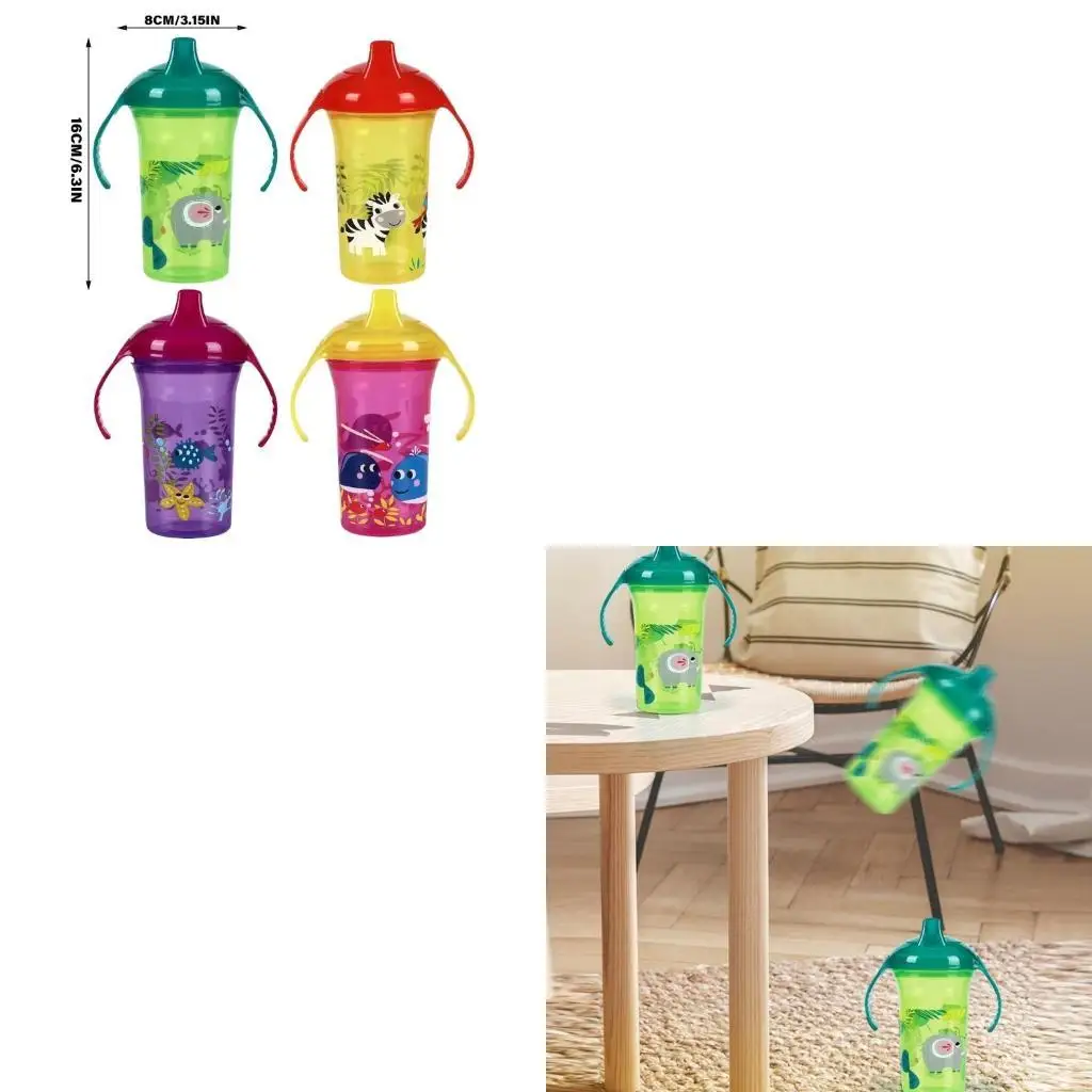 

Sip Cup Double Handle 300ML Infant Drinking Cup No Spill for Baby 6+ Months 425F