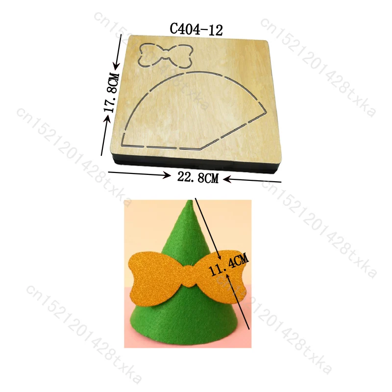 

Деревянные штампы для вырезания для скрапбукинга, новая деревянная матрица для шляпы, C404-12