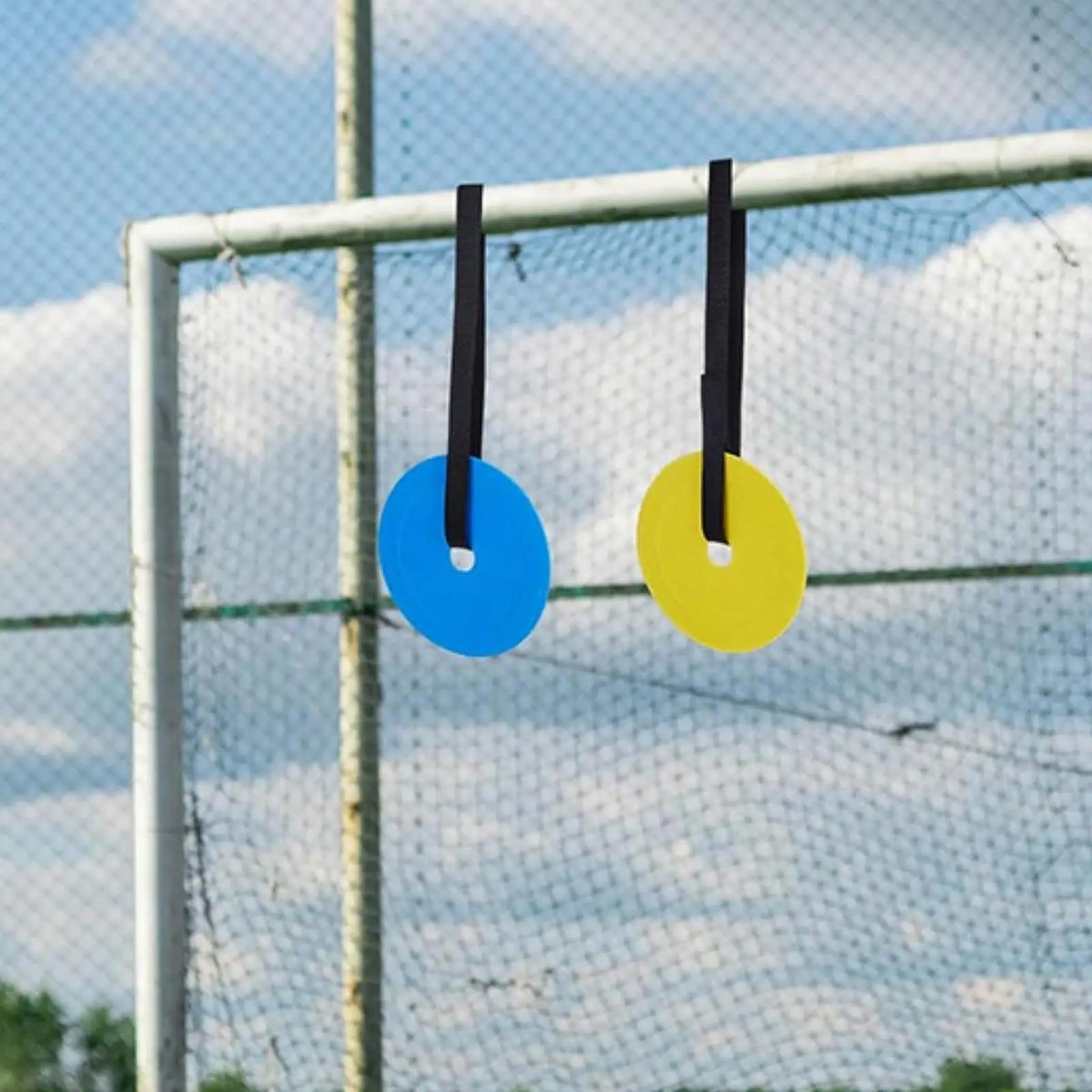 Aiuto per l'allenamento del calcio con bersaglio per porta da calcio da 4 pezzi per lacrosse di hockey