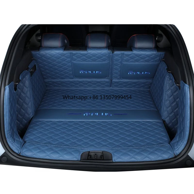 Styling PU Leather Car Floor Trunk Protection Mat for Byd Yuan Plus 2022 Car Interior Accessories Full Set Automotive Interior