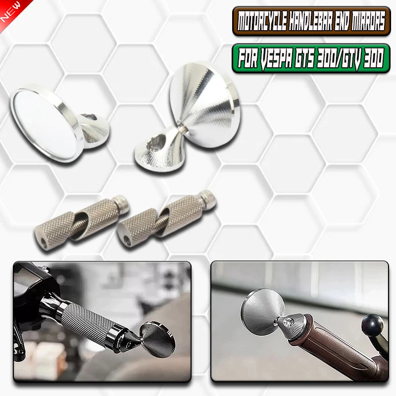 new-for-vespa-gts-300-gts300-gtv-300-gtv300-motorcycle-accessories-handlebar-end-mirror-side-rotation-aluminium-black-silver