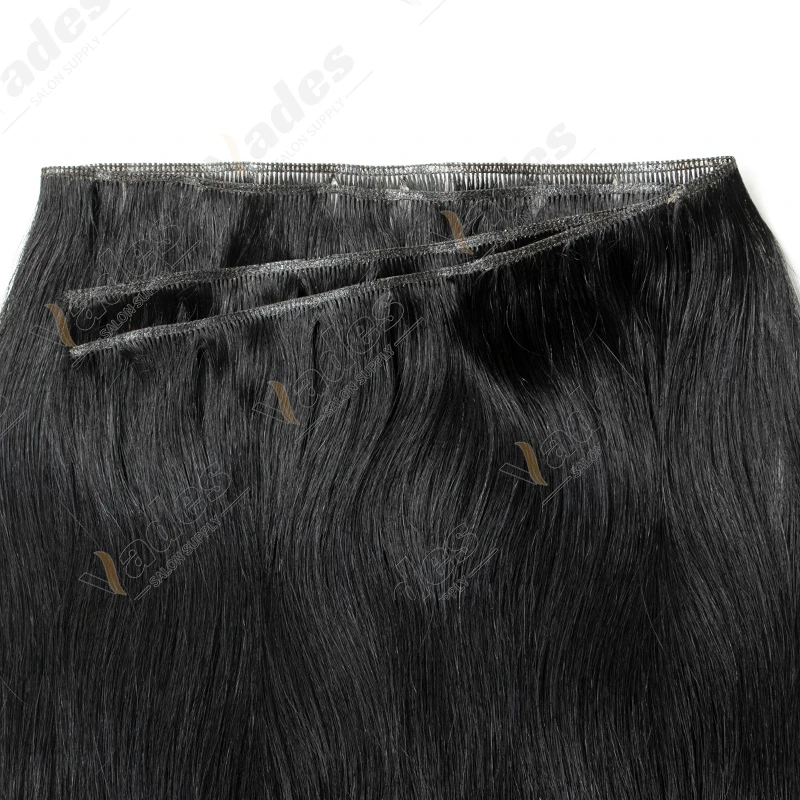 MRSHAIR coudre dans les Extensions de cheveux pour cheveux fins cheveux armure faisceaux synthétique longue droite naturel noir Extensions de cheveux trame