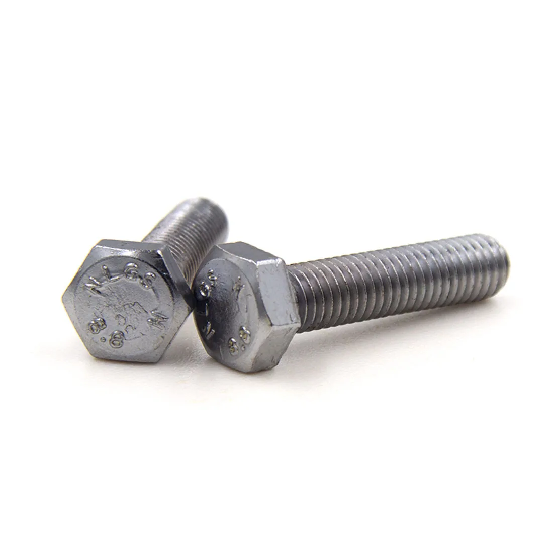1/2/5 Pcs/Bag, GB5783/DIN933 Hex Bolts & Screws, M8 M10 M12 M14 M16, Carbon Steel Grade 8.8, Chrome Plated
