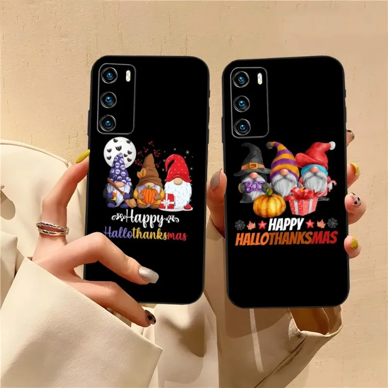 Gnome Christmas Little Cute Phone Case For Huawei Mate 30 20 40 10 9 8 Pro S 20X 5G 40E Plus G9Plus Magic3 Pro Nova 7i 7 Pro SE