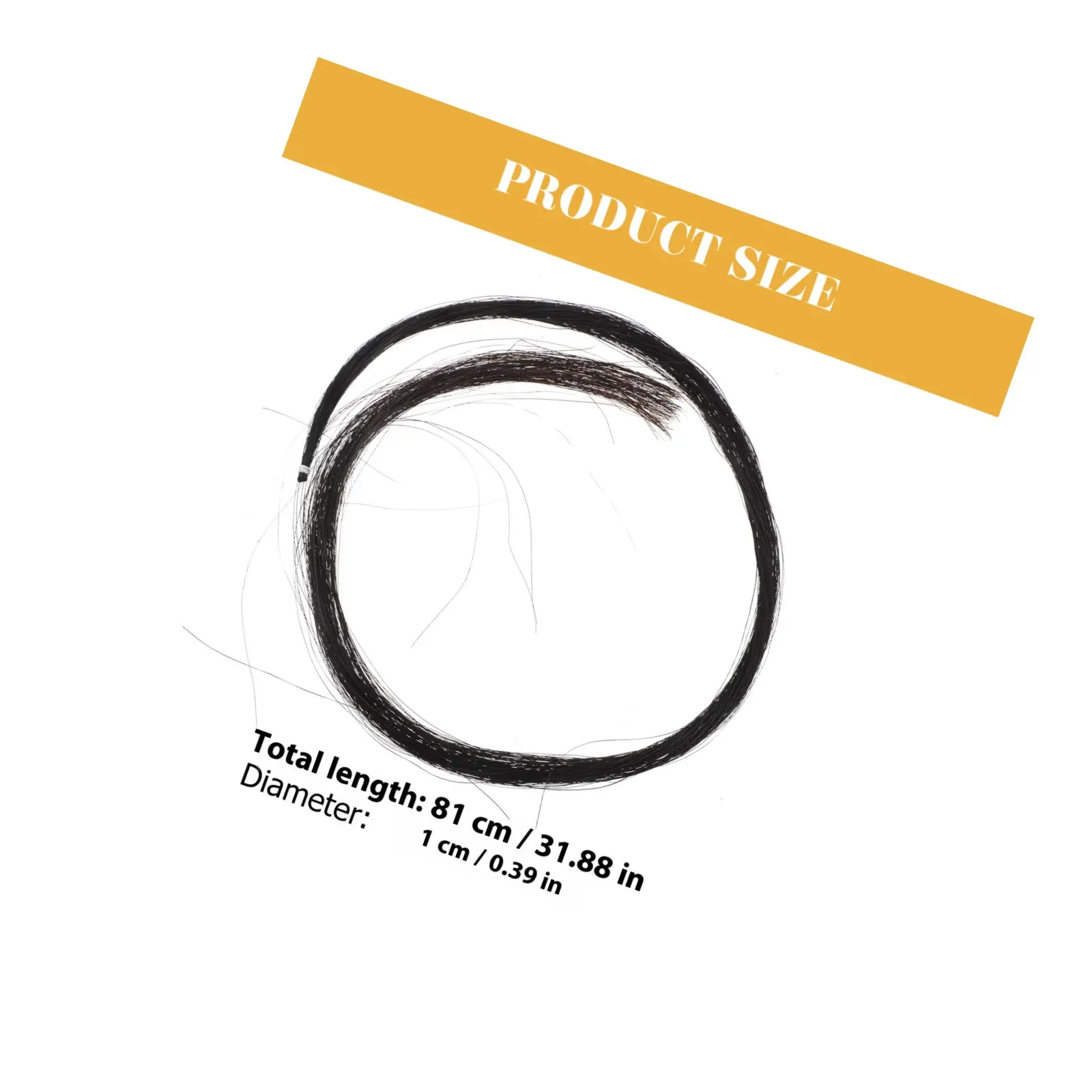 Professional Cello Bow Hair Replacement Natural White Horse Hair for Violoncello Bow String Instrument Accessories