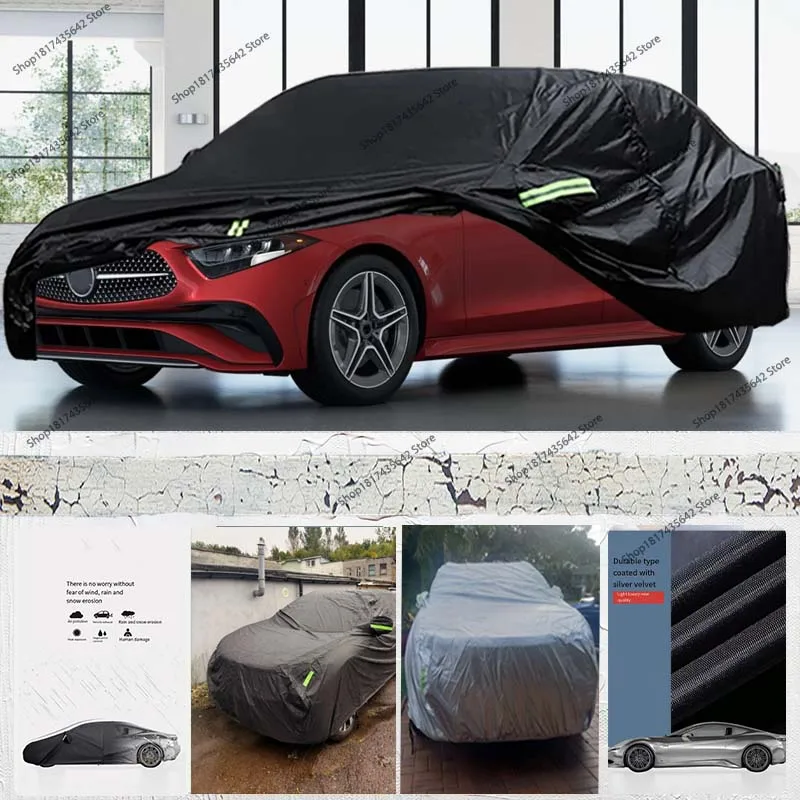 

Waterproof Car Covers for 2004-2025 Mercedes Benz CLS 350 400 Windproof Bands for Snow Rain Dust Protection