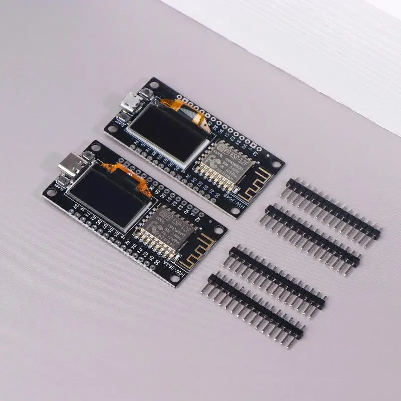 

ESP8266 Development Board Integrates 0.96 Inch OLED Display With Protector Case,CH340,ESP12E WiFi Wireless Module TypeC