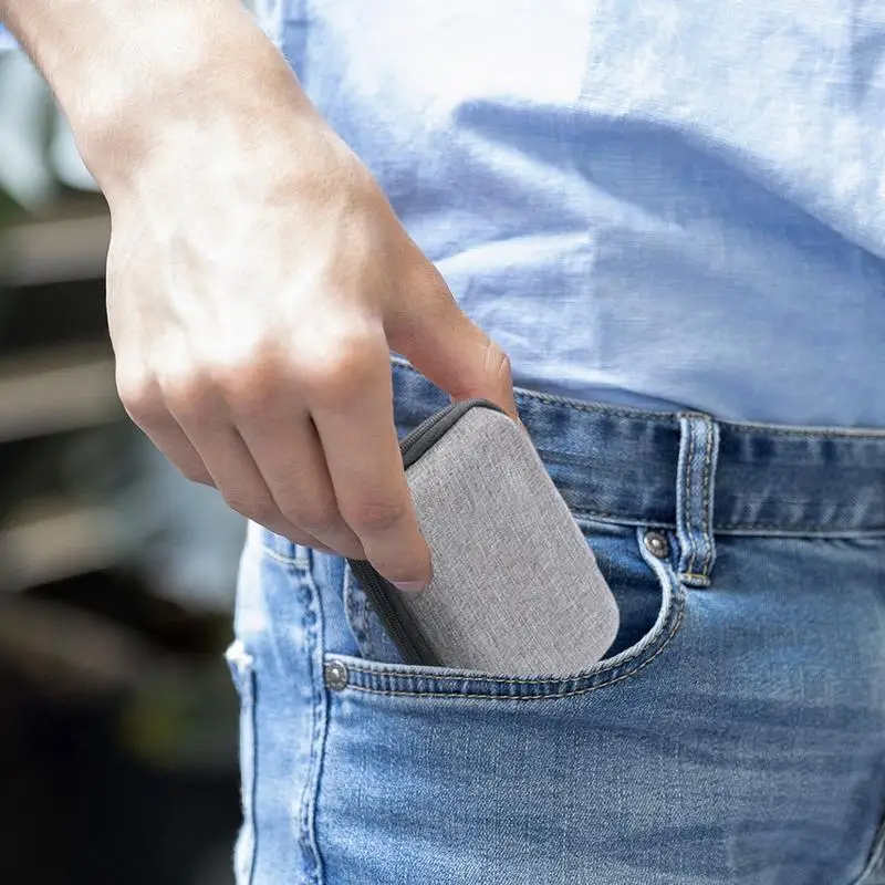 Cable Storage Bag Portable Digital USB Gadget Storage Pouch Dustproof Charger Plug Electronic Organizer Travel Cable Organizer