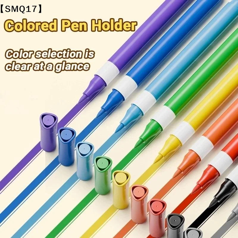 12/24/36/48/60Pcs Colors Acrylic Marker Brush Pens No Bleed Non-Toxic Washable School Supplies Children Birthday Festival【SMQ】