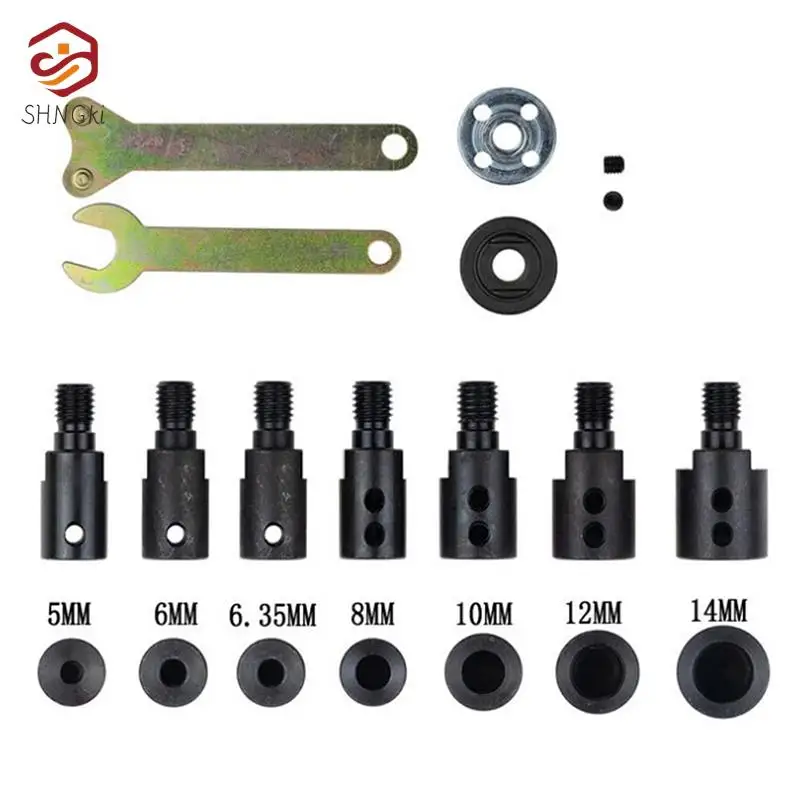 Adaptador de Lâmina de Serra com Mandril do Eixo M10 Moagem Polimento Eixo do Motor Manga da Haste de Conexão mm mm 6.35 mm mm 10 mm 12 mm 14 Milímetros 16 Milímetros
